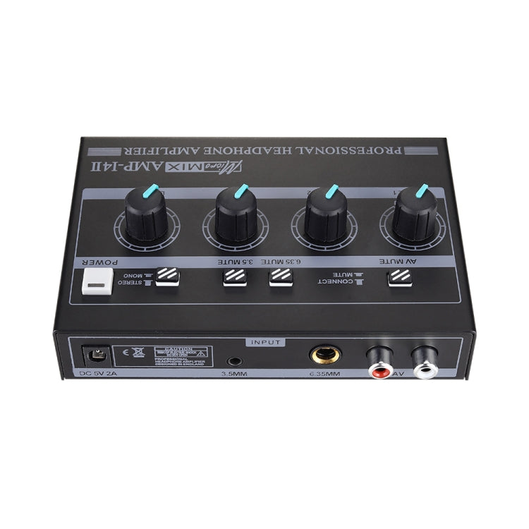 Mini HIFI 8-channel Monitoring Portable Headphone Amplifier Distributor(US Plug) -  by PMC Jewellery | Online Shopping South Africa | PMC Jewellery | Buy Now Pay Later Mobicred