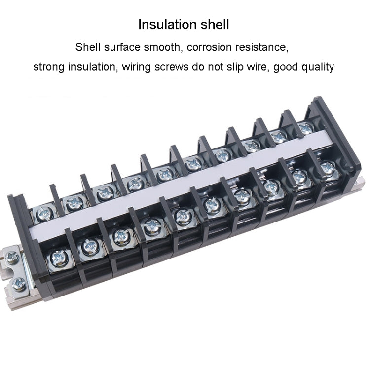 CHINT TD-2015 Terminal Block Rail Type Wiring Block Paralleling Wires Wire Connector - Booster Cable & Clip by CHNT | Online Shopping South Africa | PMC Jewellery | Buy Now Pay Later Mobicred