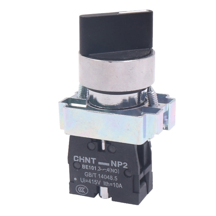 CHINT NP2-BD21 2 Gear Self-locking 1NO Power Transfer Switch Short Handle Master Knob 22mm - Car Switches by CHINT | Online Shopping South Africa | PMC Jewellery