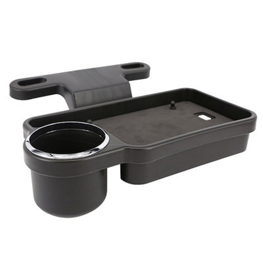 Automotive Water Cup Holder Drink Holder Car Rear Chair Seat Holder Tray(Black) - Car Holders by PMC Jewellery | Online Shopping South Africa | PMC Jewellery | Buy Now Pay Later Mobicred