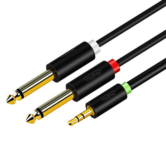 JINGHUA 3.5mm To Dual 6.5mm Audio Cable 1 In 2 Dual Channel Mixer Amplifier Audio Cable, Length: 10m - Aux Cable by JINGHUA | Online Shopping South Africa | PMC Jewellery | Buy Now Pay Later Mobicred