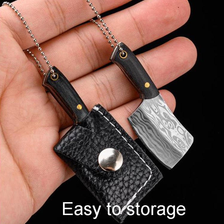 Mini Knife Keychain Portable Removal Express Pendant Accessory With Holster, Model: Axe Sanding - Burin &Cutting Knife by PMC Jewellery | Online Shopping South Africa | PMC Jewellery