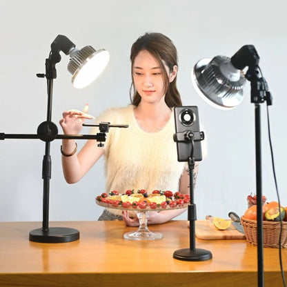 90W 155mm  Mushroom Fill Light + Desktop Overhead Photography Stand Kit for Photo/Video - Selfie Light by PMC Jewellery | Online Shopping South Africa | PMC Jewellery | Buy Now Pay Later Mobicred