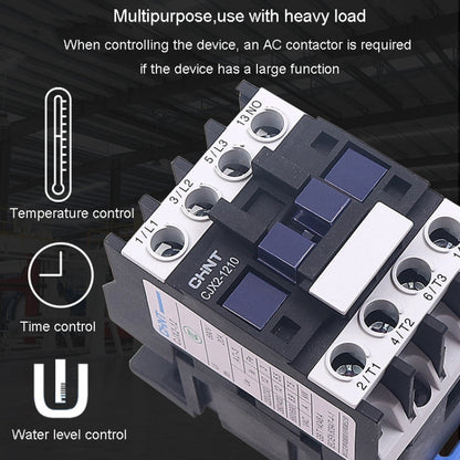 CHNT CJX2-6511 65A 220V Silver Alloy Contacts Multi-Purpose Single-Phase AC Contactor - Relays by CHNT | Online Shopping South Africa | PMC Jewellery | Buy Now Pay Later Mobicred