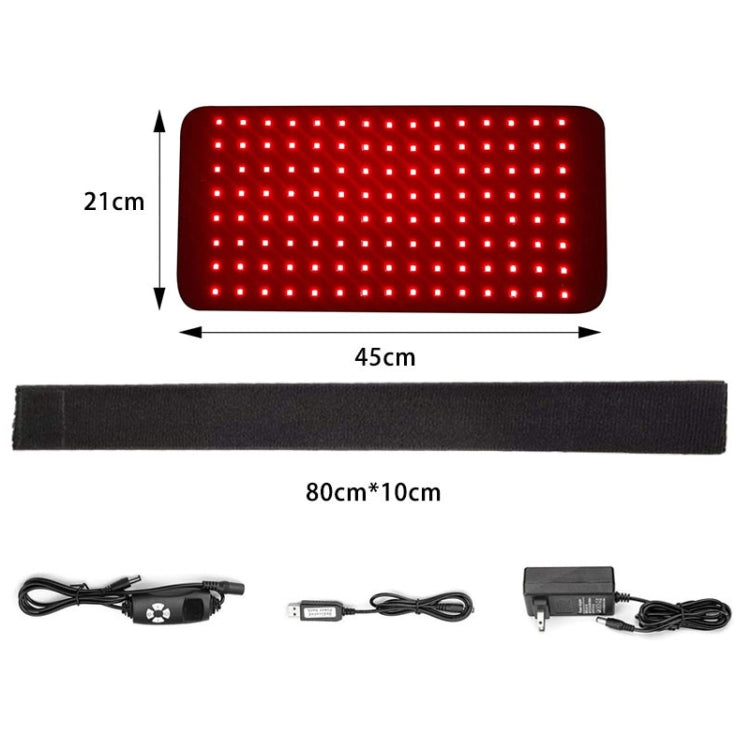 120 LEDs Red Light + Infrared Light Therapy Belt For Back Shoulder Waist Pain Relief US Plug - Massage & Relaxation by PMC Jewellery | Online Shopping South Africa | PMC Jewellery