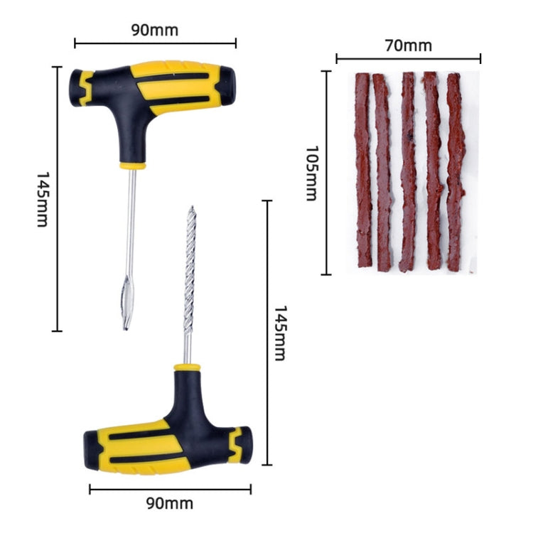 4pcs Automotive Vacuum Tire Repair Tool Car Tire Patching Instrument Set - Tire Repair & Installation Tools by PMC Jewellery | Online Shopping South Africa | PMC Jewellery | Buy Now Pay Later Mobicred