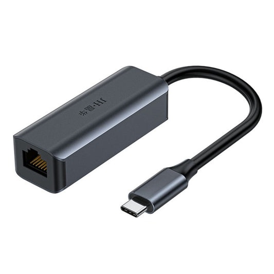 JINGHUA Gigabit LAN Converter For Computer External Driverless Network Card, Specification: Type-C Single Port - USB Network Adapter by JINGHUA | Online Shopping South Africa | PMC Jewellery | Buy Now Pay Later Mobicred