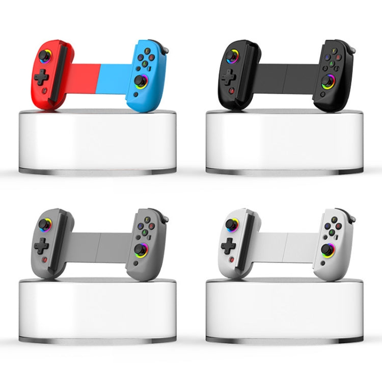 D8 Mobile Phone Stretch Band Light Gamepad Dual Hall Wireless Bluetooth Somatic Vibration Grip for PC / Android / IOS / Tablet / PS3 / PS4 / Switch, Color: Black - Gamepads by PMC TechLife | Online Shopping South Africa | PMC TechLife | Buy Now Pay Later Mobicred