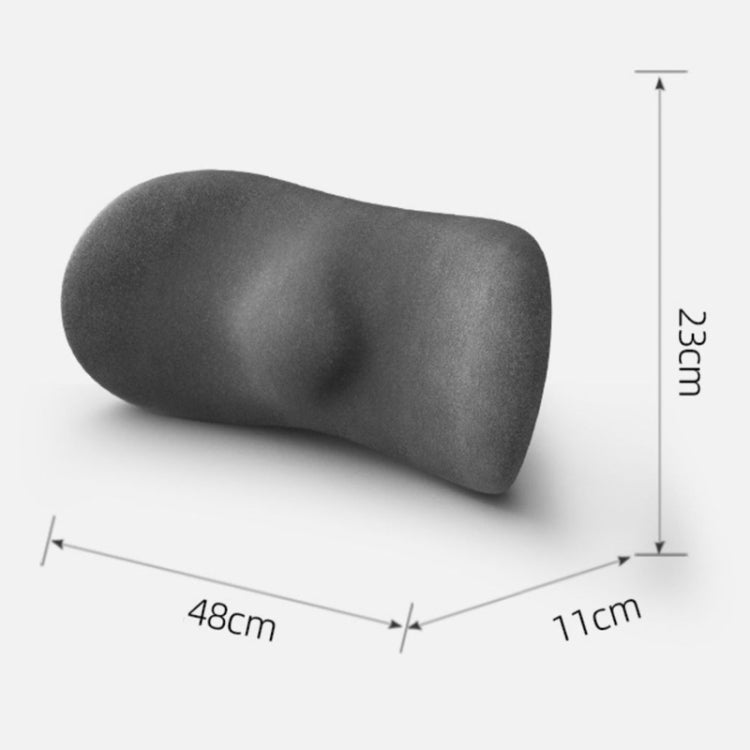 Car Cushion Driving Seat Cervical Support Backrest Pillow, Style: Waist Pad Black - Seat Accessories by PMC TechLife | Online Shopping South Africa | PMC TechLife | Buy Now Pay Later Mobicred