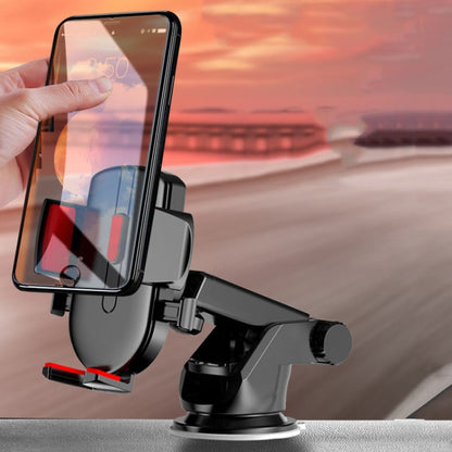 2 In 1 Car Cell Phone Telescopic Holder Universal Automobile Navigation Bracket(Red) - Car Holders by PMC Jewellery | Online Shopping South Africa | PMC Jewellery | Buy Now Pay Later Mobicred