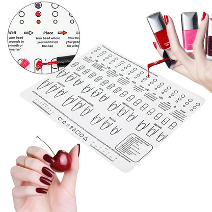 40x30x0.06cm Silicone Manicure Pads Palette Practice Table Mats(Transparent) - Nail Art Equipment by PMC Jewellery | Online Shopping South Africa | PMC Jewellery | Buy Now Pay Later Mobicred