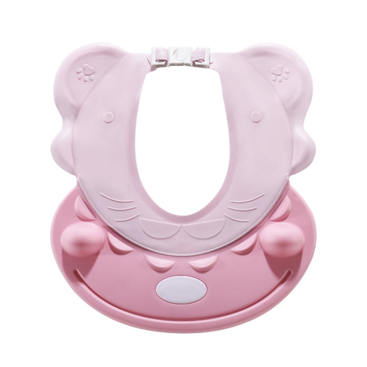Baby Shampoo Water-resistant Ear Protection Adjustable Shower Cap(Pink) - Baby Care by PMC TechLife | Online Shopping South Africa | PMC TechLife | Buy Now Pay Later Mobicred