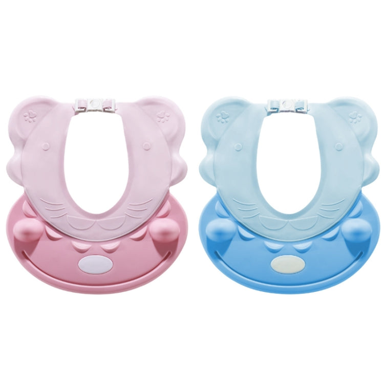 Baby Shampoo Water-resistant Ear Protection Adjustable Shower Cap(Pink) - Baby Care by PMC TechLife | Online Shopping South Africa | PMC TechLife | Buy Now Pay Later Mobicred