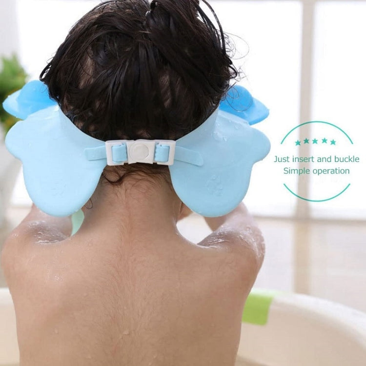 Baby Shampoo Water-resistant Ear Protection Adjustable Shower Cap(Pink) - Baby Care by PMC TechLife | Online Shopping South Africa | PMC TechLife | Buy Now Pay Later Mobicred