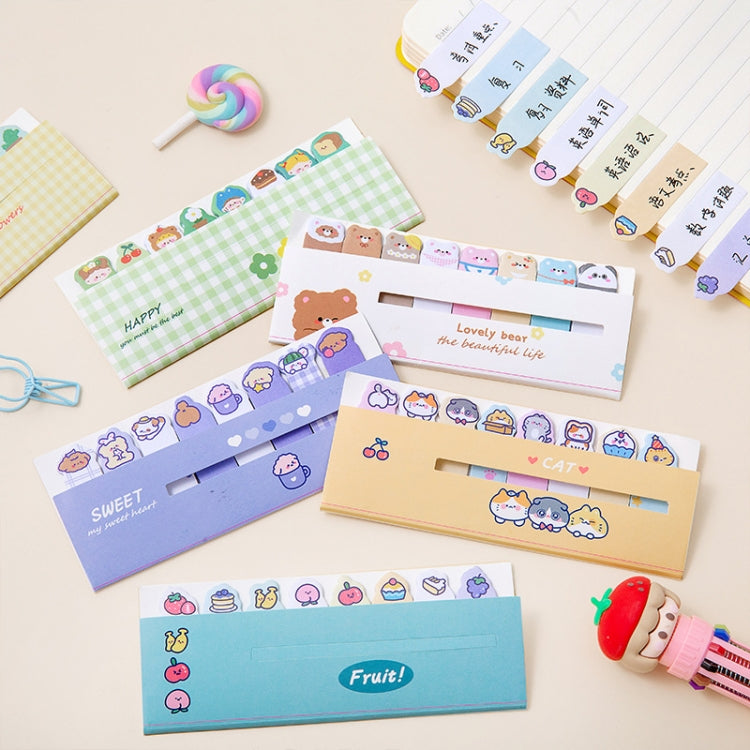 120sheets /Set Kawaii Sticky Tab Note Page Marker Writable and Repositionable File Flags, Spec:  Cat - Memo Paper by PMC TechLife | Online Shopping South Africa | PMC TechLife | Buy Now Pay Later Mobicred
