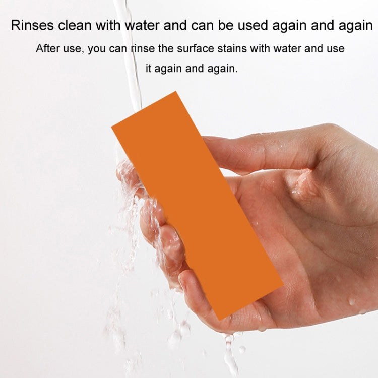 Stainless Steel Cleaning Eraser Household Kitchen Descale Water Rust Removal Stain Removal Cleaning Eraser(Orange) - Cleaning Tools by PMC Jewellery | Online Shopping South Africa | PMC Jewellery