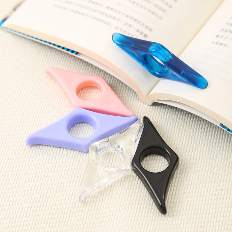 Thumb Bookmark Acrylic Book Holder Support Reading Aids For Students(Transparent) - Bookmark by PMC TechLife | Online Shopping South Africa | PMC TechLife | Buy Now Pay Later Mobicred