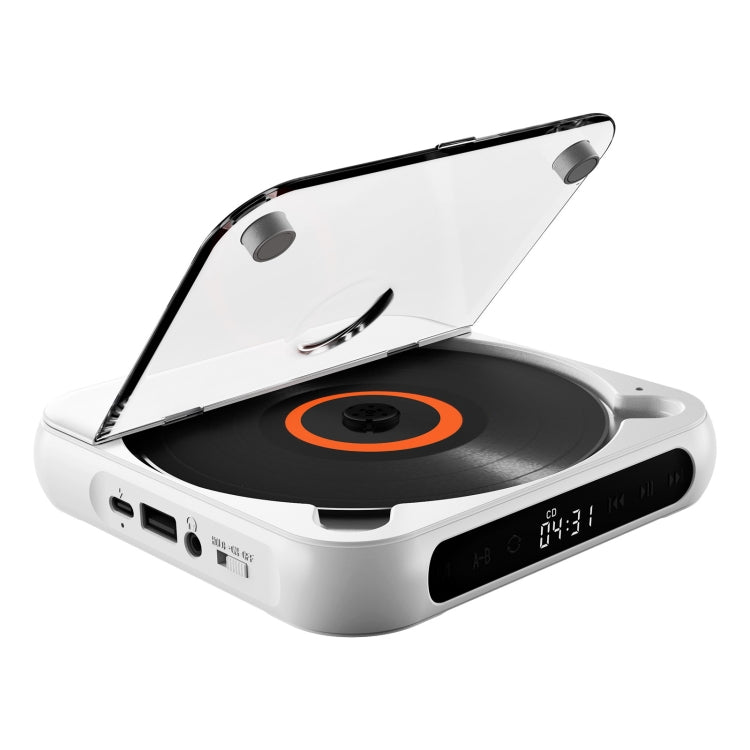 Kecag KC-918 Bluetooth CD Player Rechargeable Touchscreen Headphone Small Music Walkman(White) - free shipping - PMC TechLife - Order now!