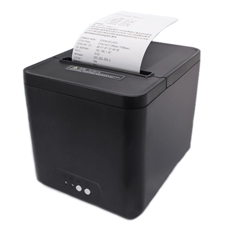 80mm USB+Network Port Thermal Receipt Printer Store Cashier Printer(EU Plug) - Printer by PMC Jewellery | Online Shopping South Africa | PMC Jewellery | Buy Now Pay Later Mobicred