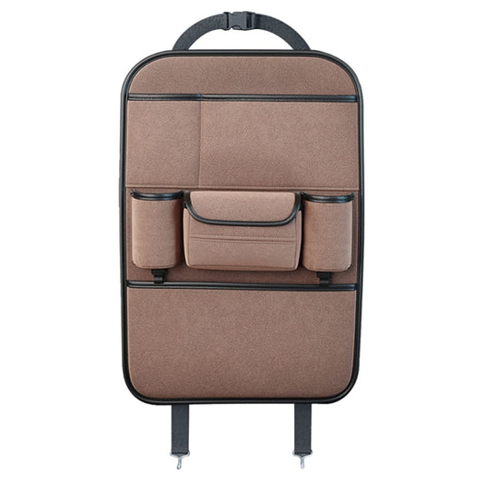 Multifunction Car Seat Back Storage Bag Seat Back Pocket Car Utility Storage Hanging Bag(Brown) - Stowing Tidying by PMC Jewellery | Online Shopping South Africa | PMC Jewellery | Buy Now Pay Later Mobicred