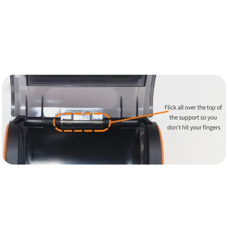 58mm Portable Logistics Takeaway Receipt Bluetooth Thermal Printer(EU Plug) - Printer by PMC TechLife | Online Shopping South Africa | PMC TechLife | Buy Now Pay Later Mobicred
