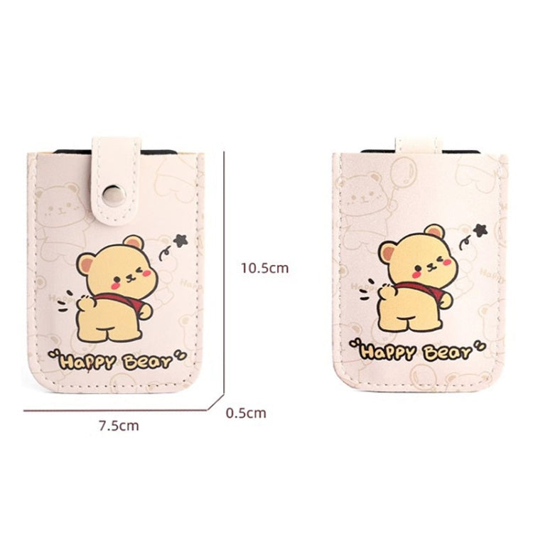 Pull-out Multi-card Slot ID Card Holder  Large Capacity Cartoon Card Bag, Color: Bear - Card & Passport Bags by PMC Jewellery | Online Shopping South Africa | PMC Jewellery