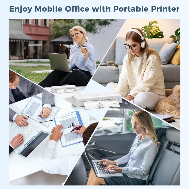 Phomemo M834 Wireless Bluetooth Thermal Printer Support Multi-Size Thermal Paper - free shipping - PMC TechLife - Order now!