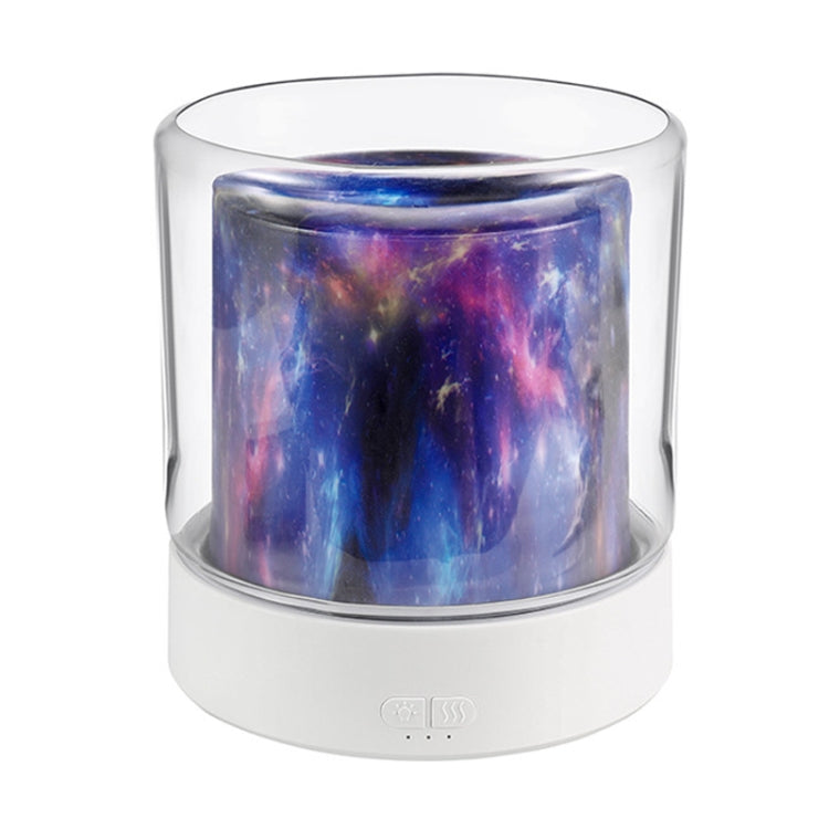 Colorful Light Flame Aromatherapy Humidifier Home Ambient Light Desktop Fragrance Diffuser(White) - Air Purifiers & Accessories by PMc TechLife | Online Shopping South Africa | PMc TechLife | Buy Now Pay Later Mobicred