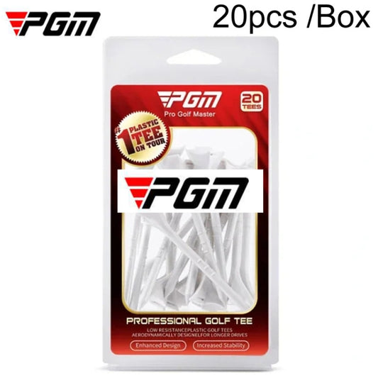 20pcs /Box PGM QT031 83mm Golf Ball Tee 10 Degree Angled Ball Spike Aiming Arrow - Golf Accessories by PGM | Online Shopping South Africa | PMC Jewellery | Buy Now Pay Later Mobicred