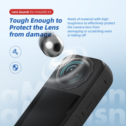 For Insta360 X3 aMagisn 2 In 1 Paste Lens Guard Mobility Camera Accessories - Len Accessories by aMagisn | Online Shopping South Africa | PMC Jewellery | Buy Now Pay Later Mobicred