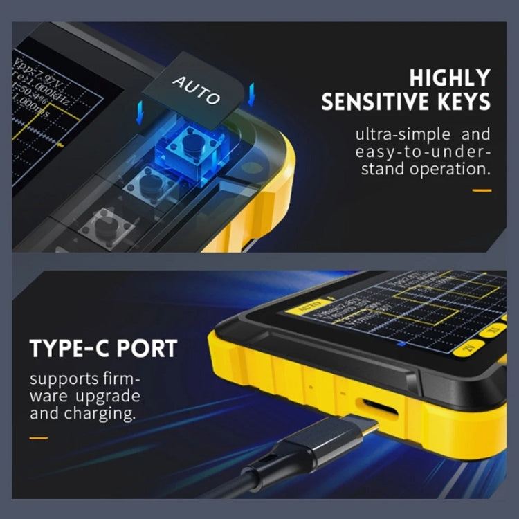 FNIRSI Handheld Small Digital Oscilloscope For Maintenance, Specification: Upgrade - free shipping - PMC TechLife - Order now!