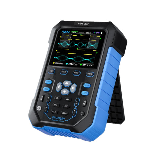 FNIRSI 2 In 1 Small Handheld Fluorescence Digital Dual-Channel Oscilloscope, US Plug(Blue) - Other Tester Tool by FNIRSI | Online Shopping South Africa | PMC Jewellery | Buy Now Pay Later Mobicred