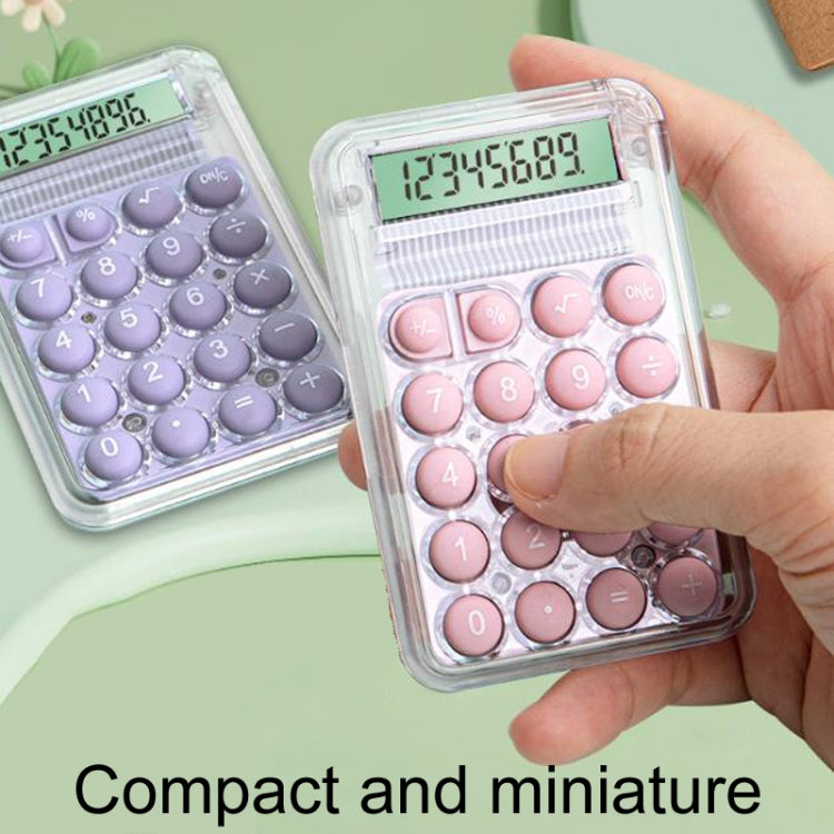 Small Silent Simple Calculator Mini Candy Dormitory Student Office Exam Tool(Pink) - Calculator by PMc TechLife | Online Shopping South Africa | PMc TechLife | Buy Now Pay Later Mobicred