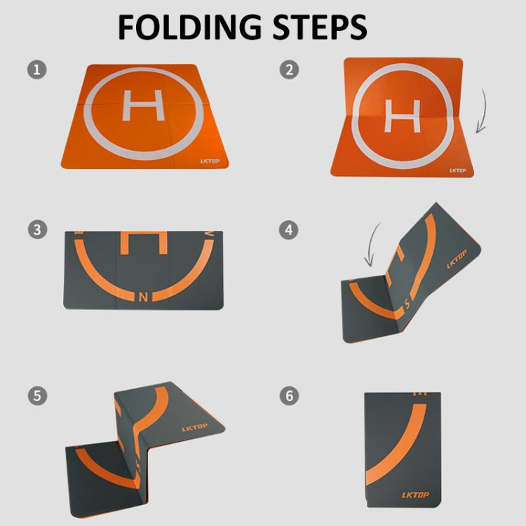LKTOP 50cm Drone Universal Landing Pad Double-sided Waterproof Foldable RC Aircraft Launch Mat - Parking Apron by LKTOP | Online Shopping South Africa | PMC TechLife | Buy Now Pay Later Mobicred