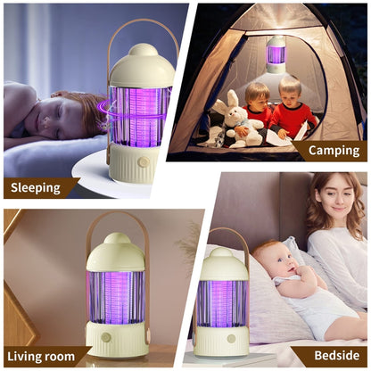 Electric Shock Type Home Night Light Mosquito Killer Outdoor Camping Lamp, Spec: 4000 mAh(Yellow) - Repellents by PMC Jewellery | Online Shopping South Africa | PMC Jewellery | Buy Now Pay Later Mobicred