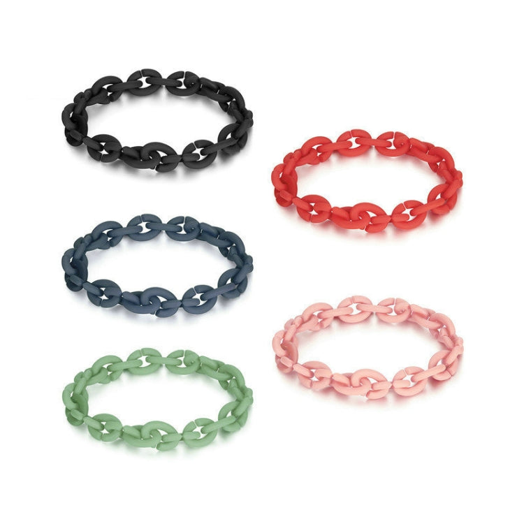 Silicone Acrylic Splicing DIY Bracelet Jewelry(PMB001-PK) - Bracelets by PMC Jewellery | Online Shopping South Africa | PMC Jewellery