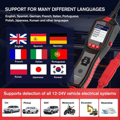 JDiag 6-30V Electrical Detector Fuel Injector Signal Detection Vehicle System Diagnosis(P150) - Electronic Test by JDiag | Online Shopping South Africa | PMC Jewellery | Buy Now Pay Later Mobicred