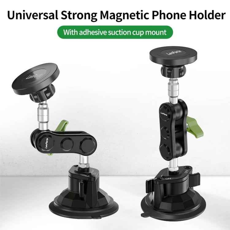 Lanparte Magnetic Car Phone Holder Adjustable Suction Cup Navigation Stand RBA-M01 - Car Holders by Lanparte | Online Shopping South Africa | PMC Jewellery | Buy Now Pay Later Mobicred