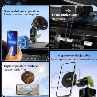 Lanparte Magnetic Car Phone Holder Adjustable Suction Cup Navigation Stand RBA-M01NB - Car Holders by Lanparte | Online Shopping South Africa | PMC Jewellery | Buy Now Pay Later Mobicred