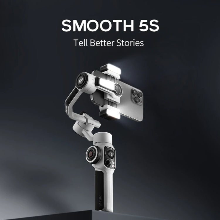 ZHIYUN Smooth 5S 3-Axis Smartphone Handheld Gimbals Stabilizer, Spec: Standard White - Handheld Gimbals by ZHIYUN | Online Shopping South Africa | PMC Jewellery | Buy Now Pay Later Mobicred