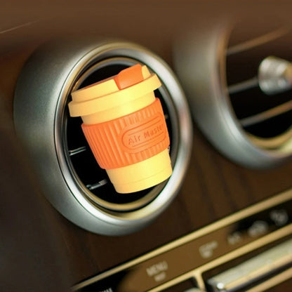 BEN.JACK Coffee Cup Car Perfume Air Conditioner Air Outlet Aromatherapy Ornaments(Klein Blue+White) - Air Freshener by BEN.JACK | Online Shopping South Africa | PMC Jewellery