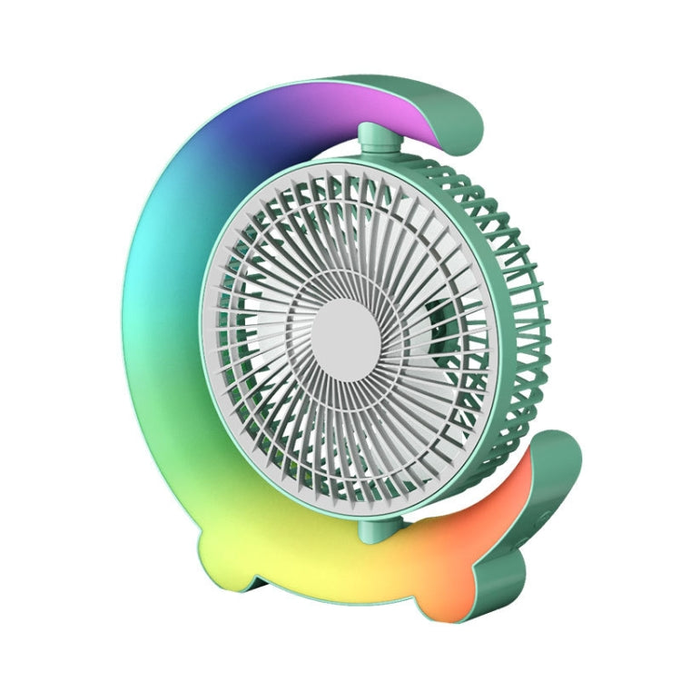 F11 USB Charging Cool Marquee Desktop Portable Fan(Mint Green) - Electric Fans by PMC TechLife | Online Shopping South Africa | PMC TechLife | Buy Now Pay Later Mobicred