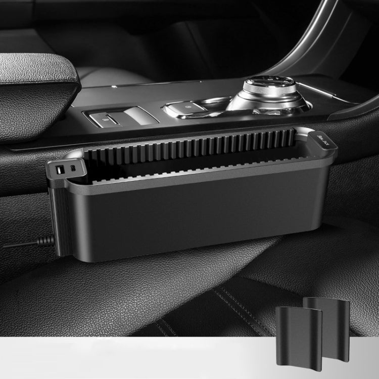 BEN.JACK Multifunctional Car Seat Gap Storage Box(Black) - free shipping - PMC TechLife - Order now!