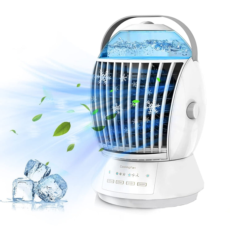 CF-009 USB Touch Spray Humidification Air Conditioning Fan Desktop Office Air Cooler(White) - Electric Fans by PMC TechLife | Online Shopping South Africa | PMC TechLife | Buy Now Pay Later Mobicred