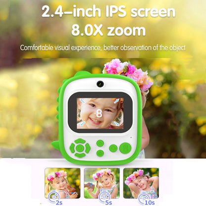 2.4 Inch 1080P HD Instant Printing Camera Children Thermal Printer With 32G TF Card(Green) - Children Cameras by PMC Jewellery | Online Shopping South Africa | PMC Jewellery | Buy Now Pay Later Mobicred