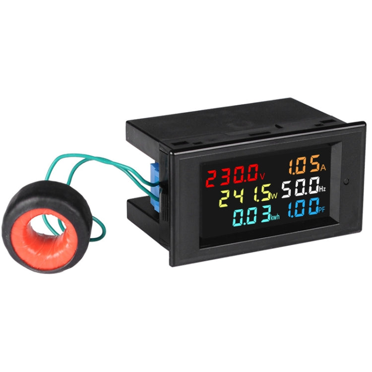 SINOTIMER SPM003 AC LED Digital Voltmeter Frequency Factors Meter Power Monitor, Specification: AC200-450V 100A - Current & Voltage Tester by SINOTIMER | Online Shopping South Africa | PMC Jewellery | Buy Now Pay Later Mobicred