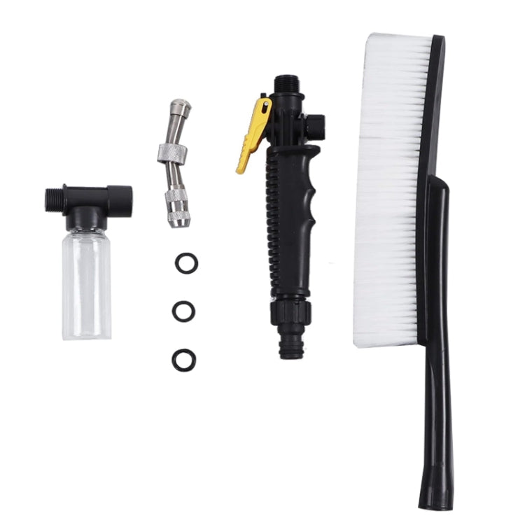 High Pressure Car Wash Nozzle Soft Bristle Long Handle Brush Foam Bottle Tool Set, Specification: Set 1 - Car washing supplies by PMC TechLife | Online Shopping South Africa | PMC TechLife | Buy Now Pay Later Mobicred