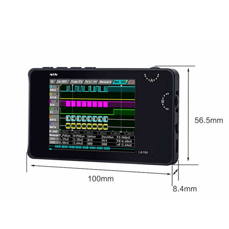 MINIWARE LA104 Logic Analyzer 4-Channel Debugging Assistant Sampling Analog Oscilloscope - free shipping - PMC TechLife - Order now!