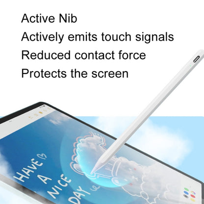 Fast Charge+Touch Switch+Bluetooth Function Anti-false Touch Capacitive Pen for iPad 2018 or Later(White) - Stylus Pen by PMC Jewellery | Online Shopping South Africa | PMC Jewellery | Buy Now Pay Later Mobicred