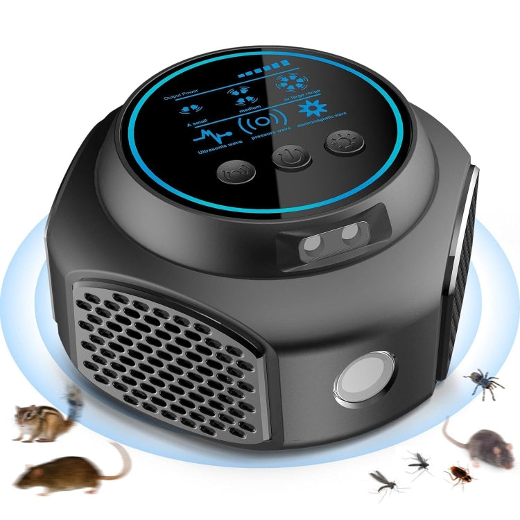 219 Intelligent Ultrasonic Multi-dimensional Frequency Conversion Home Indoor Mouse Repeller(Black) - Repellents by PMC Jewellery | Online Shopping South Africa | PMC Jewellery | Buy Now Pay Later Mobicred